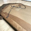 Antique Ornate Carved Wood Etched Mirror