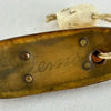 Antique Primitive Carved Cow Horn and Wood Snuff Box