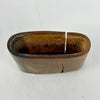 Antique Primitive Carved Cow Horn and Wood Snuff Box