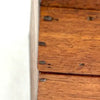 Antique Primitive Cherry Wood Trapezoid Shaped Box
