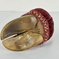 Antique Primitive Deer Hoof Sewing Pin Cushion