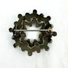 Antique Rose Cut Garnet Star Brooch