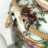 Antique Rose Medallion Qing Chinese Teapot