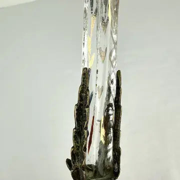 Antique Scent Bottle in an Art Nouveau Style Display Stand