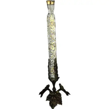 Antique Scent Bottle in an Art Nouveau Style Display Stand