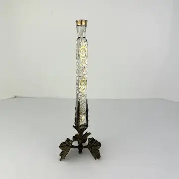 Antique Scent Bottle in an Art Nouveau Style Display Stand