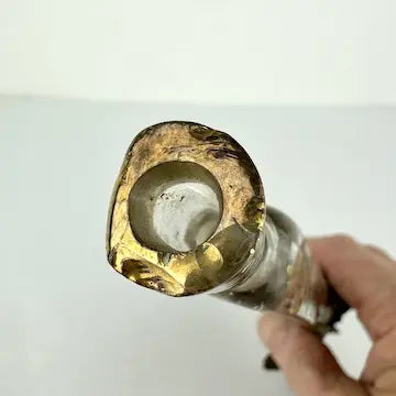 Antique Scent Bottle in an Art Nouveau Style Display Stand