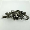 Antique Silver and Seed Pearl Floral Brooch