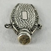 Antique Sterling Silver Perfume Bottle Pendant
