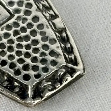 Antique Sterling Silver Perfume Bottle Pendant
