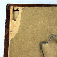 Antique Tramp Art Tabletop Picture Frame