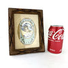 Antique Tramp Art Tabletop Picture Frame