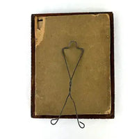 Antique Tramp Art Tabletop Picture Frame