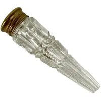 Antique Victorian Cut Glass Lay Down Perfume Bottle
