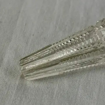 Antique Victorian Cut Glass Lay Down Perfume Bottle