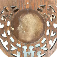Antique Victorian Wall Box with Mirror
