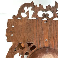 Antique Victorian Wall Box with Mirror