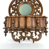Antique Victorian Wall Box with Mirror