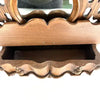 Antique Victorian Wall Box with Mirror
