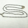 Art Deco 10k White Gold Amethyst Pendant Necklace