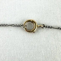 Art Deco 10k White Gold Amethyst Pendant Necklace