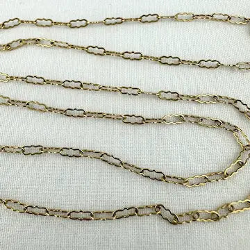 Art Deco 14K Gold Amethyst Pearl Lavalier Necklace