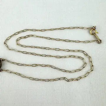 Art Deco 14K Gold Amethyst Pearl Lavalier Necklace