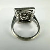 Art Deco 14k White Gold Diamond Ring