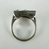 Art Deco 14k White Gold Diamond Ring