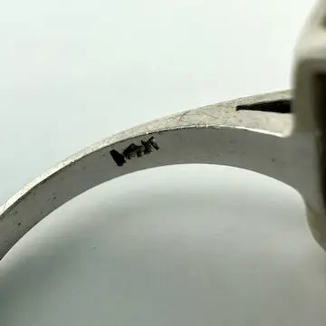 Art Deco 14k White Gold Diamond Ring