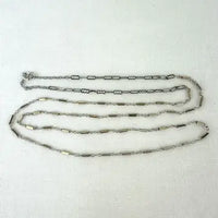 Art Deco 14k White and Yellow Gold Specialty Link Necklace
