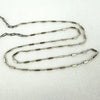 Art Deco 14k White and Yellow Gold Specialty Link Necklace