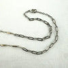 Art Deco 14k White and Yellow Gold Specialty Link Necklace