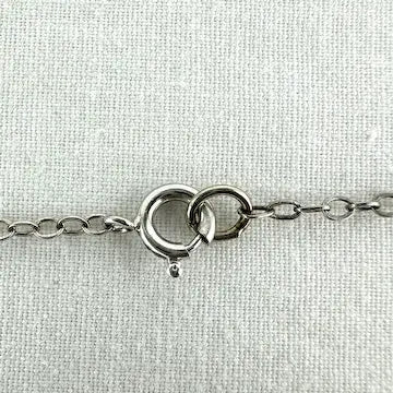 Art Deco 14k White and Yellow Gold Specialty Link Necklace