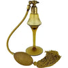 Art Deco Amber Glass Atomizer Perfume Bottle