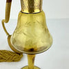 Art Deco Amber Glass Atomizer Perfume Bottle