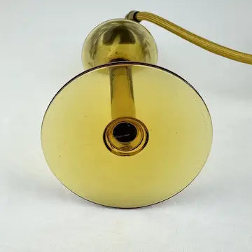 Art Deco Amber Glass Atomizer Perfume Bottle