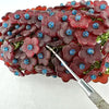 Art Deco Czech Floral Glass Bulb Covers