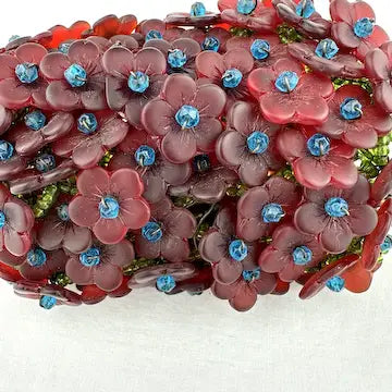 Art Deco Czech Floral Glass Bulb Covers