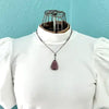 Art Deco Czech Glass Lavalier Necklace