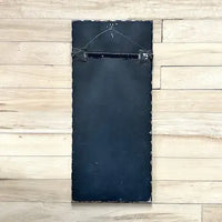 Art Deco Frameless Scalloped Edge Mirror