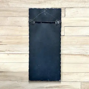 Art Deco Frameless Scalloped Edge Mirror