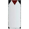 Art Deco Frameless Scalloped Edge Mirror