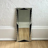 Art Deco Frameless Scalloped Edge Mirror