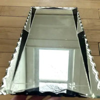 Art Deco Frameless Scalloped Edge Mirror