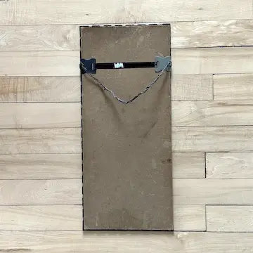 Art Deco Frameless Scalloped Edge Mirror