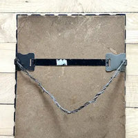 Art Deco Frameless Scalloped Edge Mirror