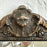 Art Deco Wood Framed Etched Mirror John Kisella Co of Chicago