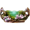 Art Nouveau French Majolica Floral Jardiniere