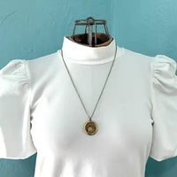 Art Nouveau Gold Filled Locket Necklace